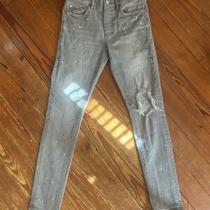 Grey Purple Brand Jeans